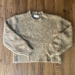 Bella Dahl LS Crewneck Sweater in Brown